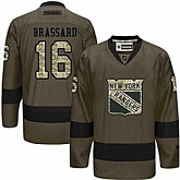 Glued New York Rangers #16 Derick Brassard Green Salute to Service NHL Jersey,baseball caps,new era cap wholesale,wholesale hats